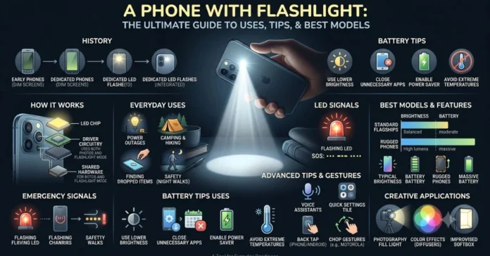 A Phone With Flashlight
