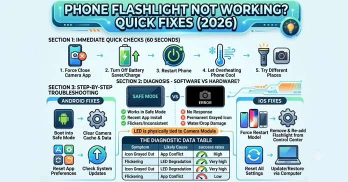 Phone Flashlight Not Working